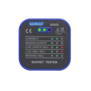 Gazelle Socket Tester 13A 250V G9302