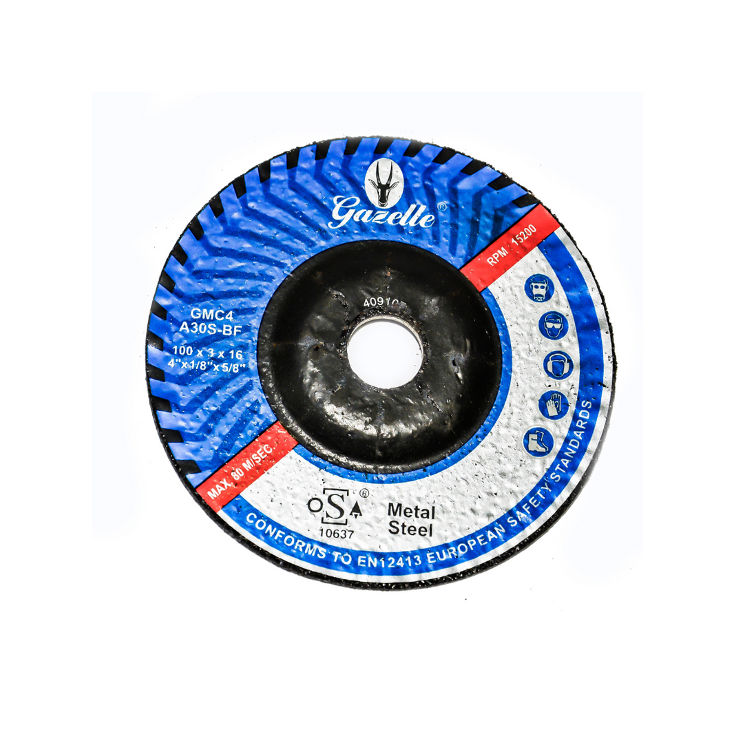 Gazelle Metal Cutting Disc 4 Inch 100 X 3 X 16mm GMC4