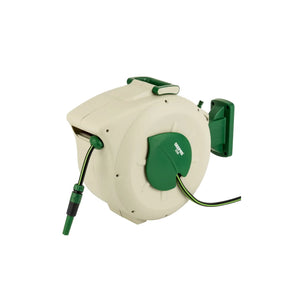 Geepas Auto Rewind Hose Reel 30m 1/2-Inch GWH59379