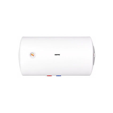Geepas Electric Water Heater Horizontal, 30 L - White