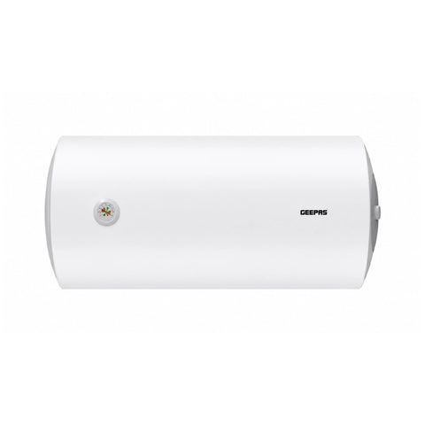 Geepas Electric Water Heater Horizontal, 50 L - White