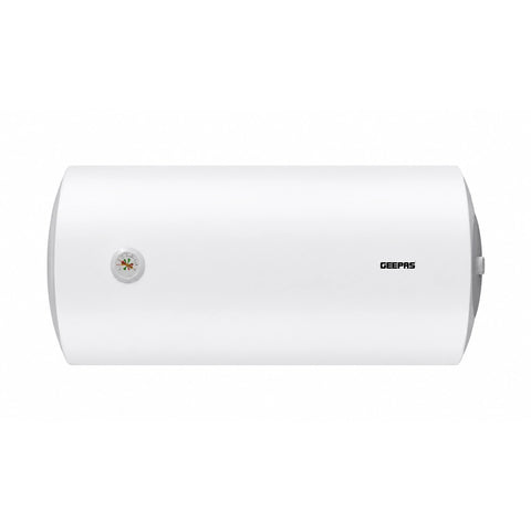 Geepas Electric Water Heater Horizontal, 80 L - White