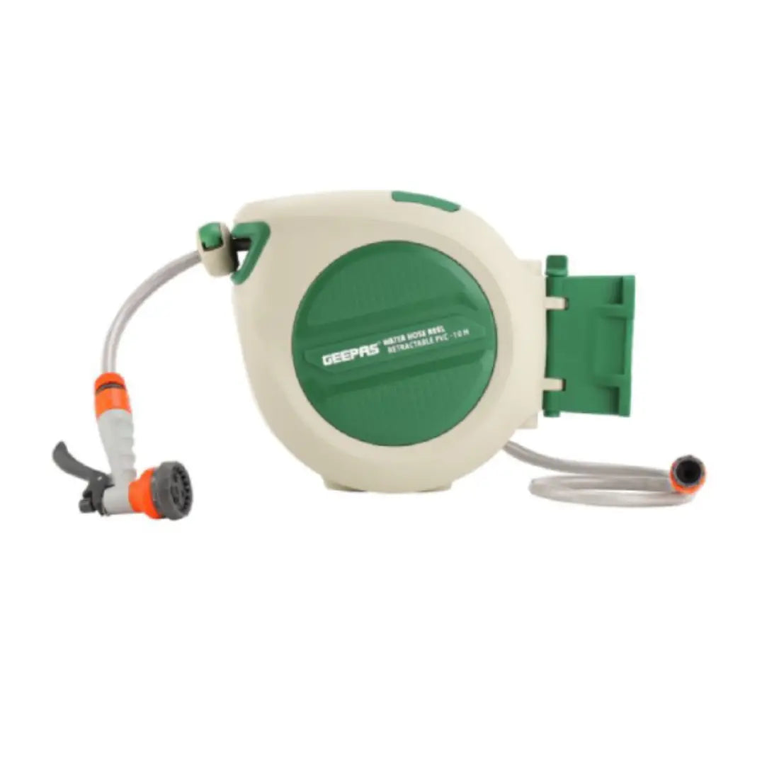 Geepas Auto Retract Hose Reel 10m 1/2-Inch GWH59267