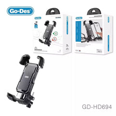 Go-Des Steady Anti-Shake Motorcycle and Bicycle Phone Holder GD-HD694 - Slide 2