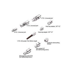 Harden 510822 132 PCS 1/2 inch & 3/8 inch & 1/4 inch Dr. Socket Set - Slide 3