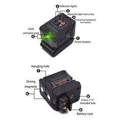 Harden Green Light Laser Level 4.5V 0~15m Range 581002 - Slide 4