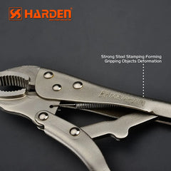 Harden Professional Round Oval Jaw Lock Grip Plier 10 Inch 560628 - Slide 2
