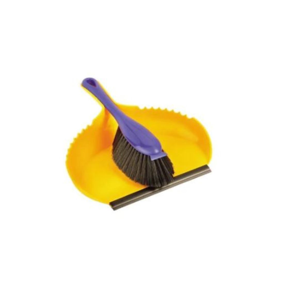 Haug Bursten HB365 Dustpan Set - Kiwi, Yellow & Silver