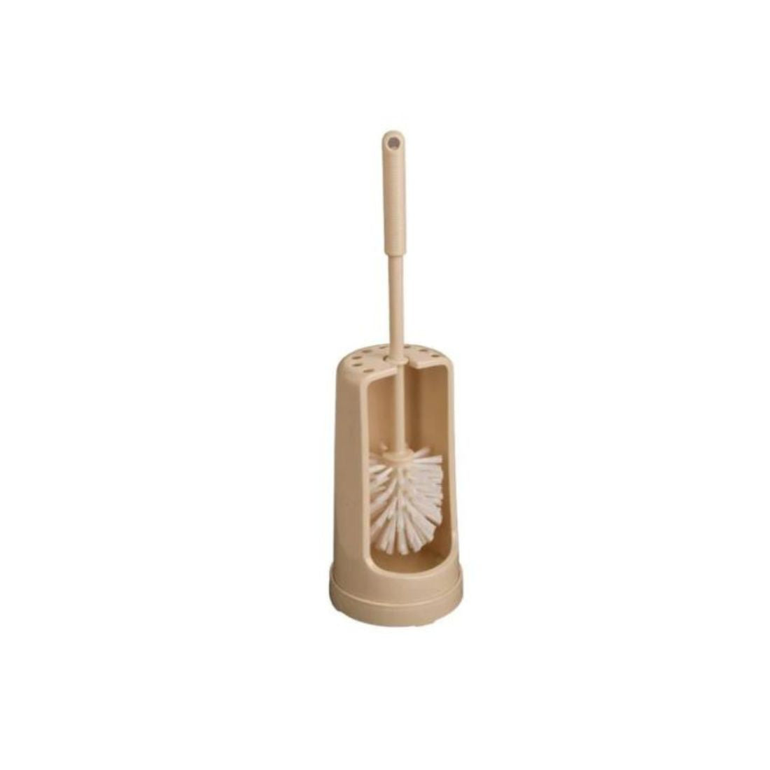 Haug Bursten Round Toilet Brush Set HB656 - Beige, Grey & White