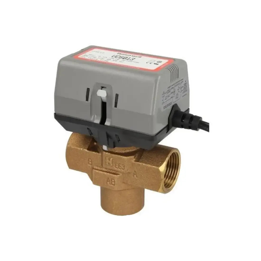 Honeywell VC6013ME6000T Motorized Valve Actuator, 3 Way, 1/2 inch