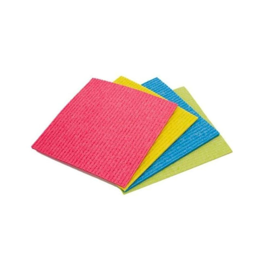 Hygiene System Cellulose Sponge Cloth Assorted Colors