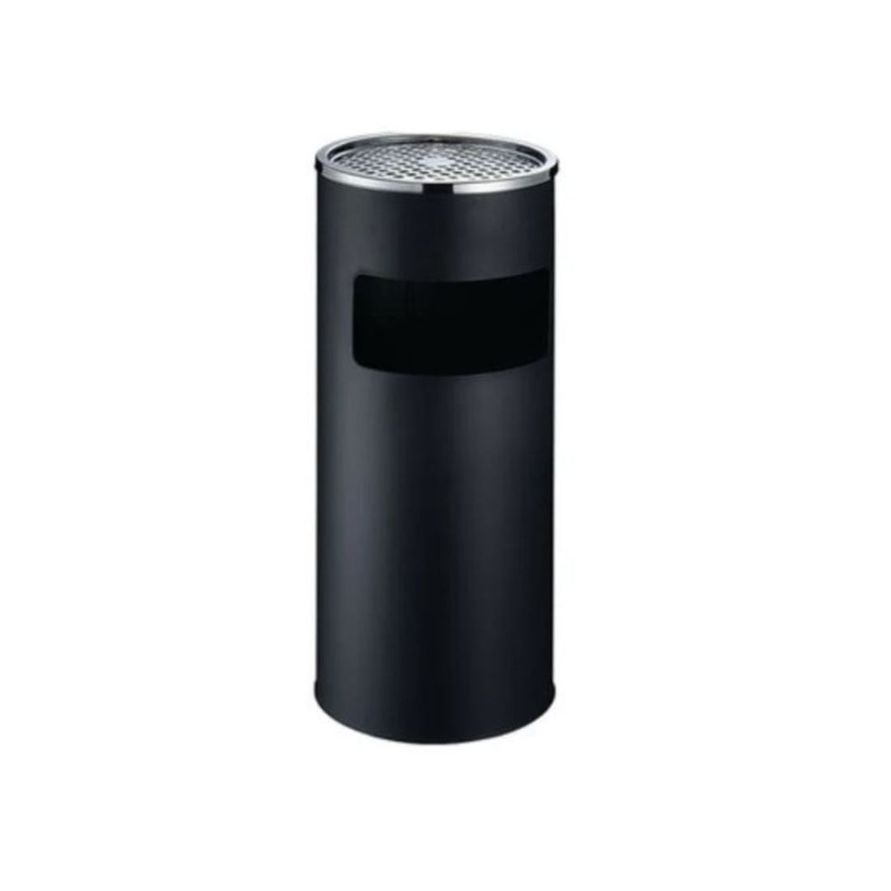 Hygiene System Epoxy Coated Ashtray Bin 17L - Black