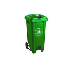 Hygiene System Garbage Bin with Wheel and Centre Pedal 120L - Slide 5