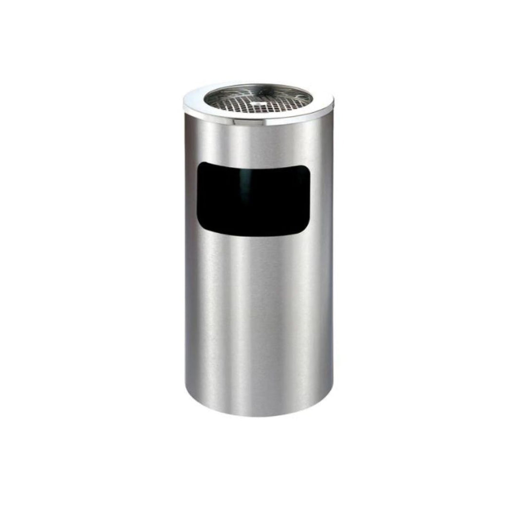 Hygiene System HS-12A-16LT Stainless Steel Coated Ashtray Bin 16L