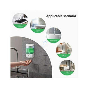 Hygiene System SPHS600 Wall Mount Automatic Hand Soap Liquid Dispenser 600ml White