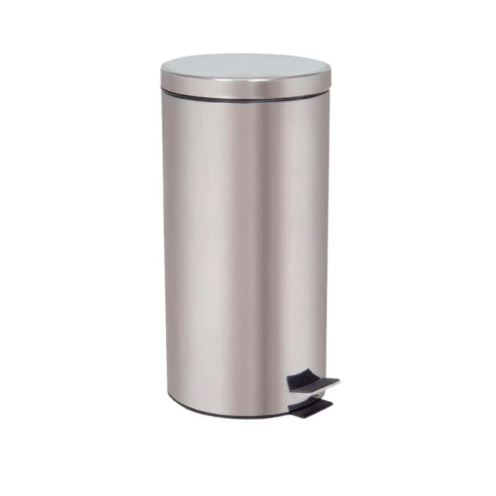 Hygiene System Stainless Steel Coated Dust Bin With Pedal 30L