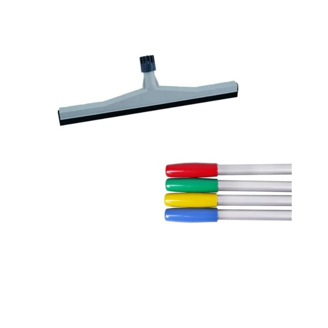 IPC Pulex Mustik Floor Squeegee with Aluminium Handle 35cm - Grey