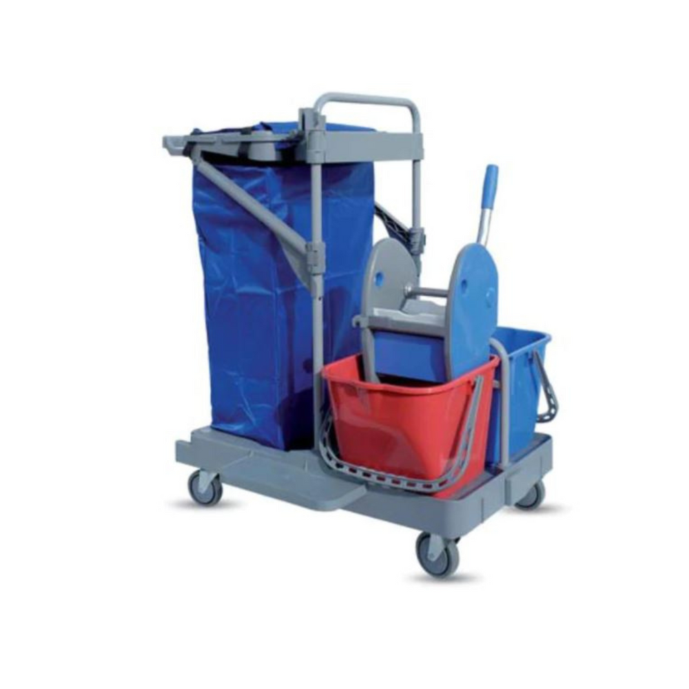 IPC RS RSACE15+RSANTA140 Polypropylene Multipurpose Cleaning, Service Trolley