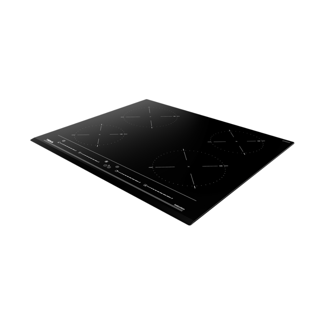 Teka Induction Hob in 60 cm with Direct Functions MultiSlider and 4 zones IZC 64010 BK MSS