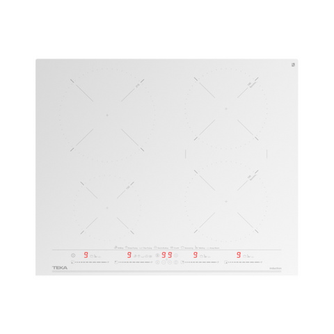 Teka Induction hob with Direct Functions MultiSlider and 4 cooking zones in 60 cm IZC 64630 WH MST