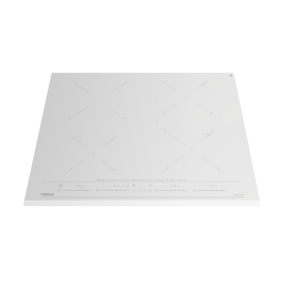 Teka Induction hob with Direct Functions MultiSlider and 4 cooking zones in 60 cm IZC 64630 WH MST