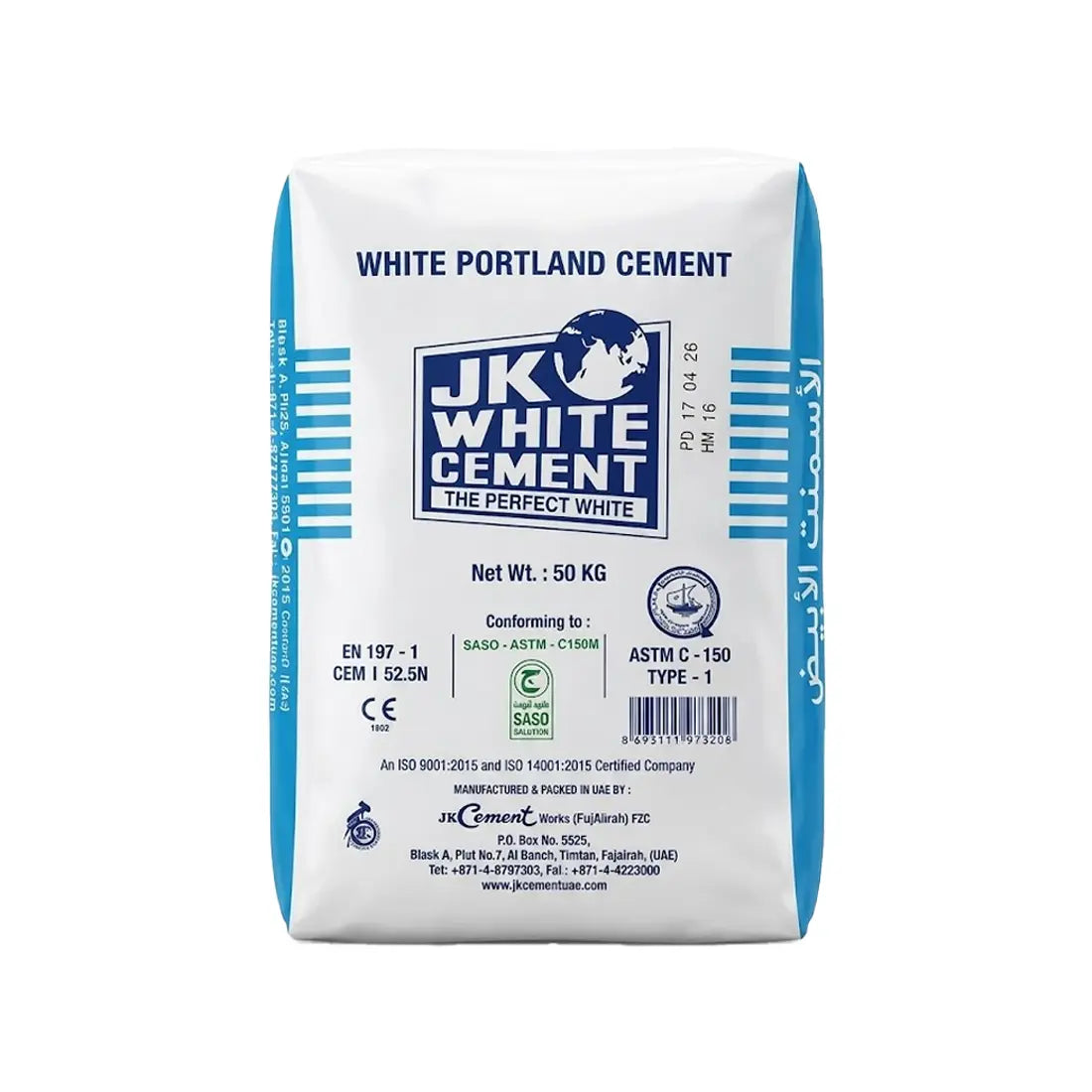 JK White Portland Cement 50Kg