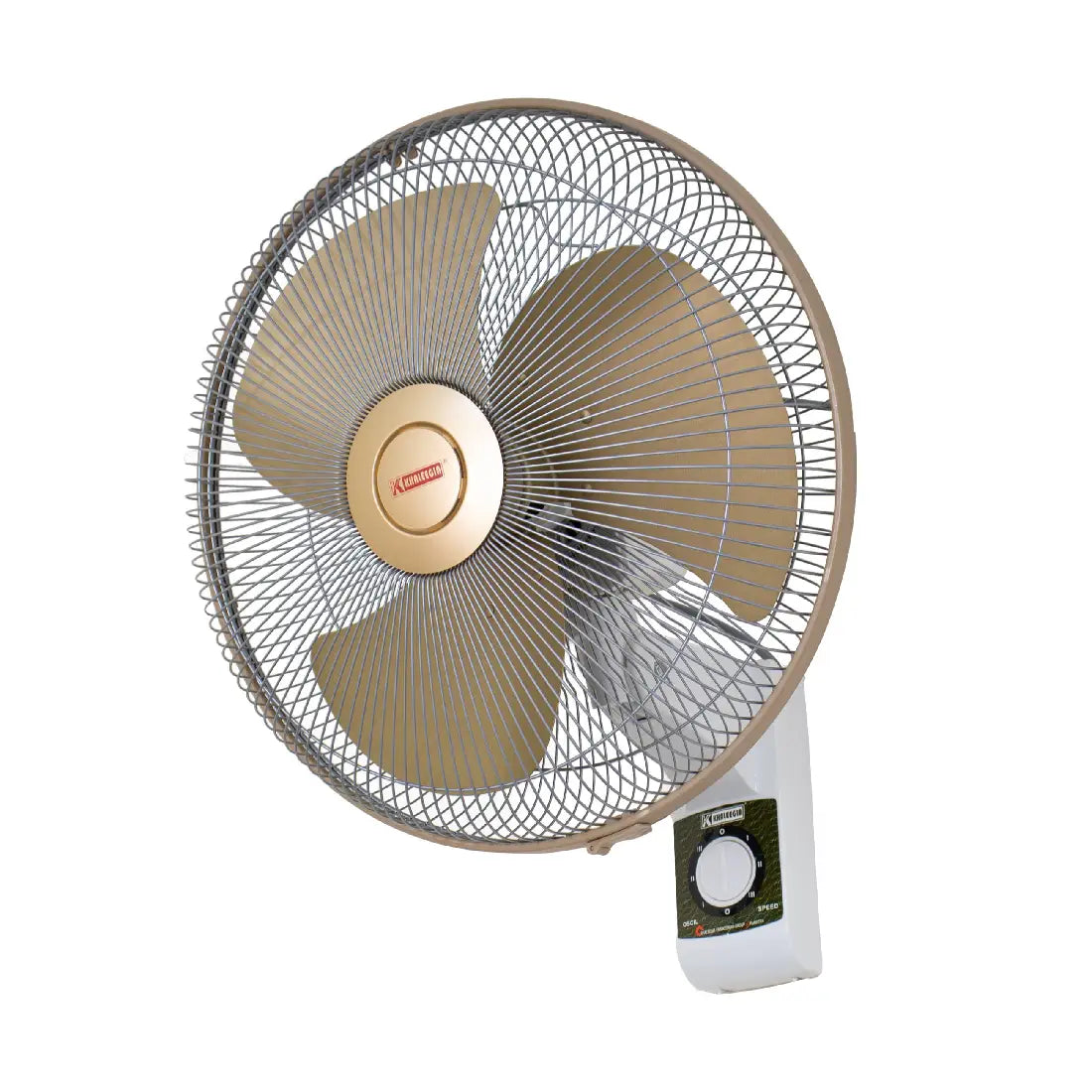 Khaleegia 65W 18 Inch PVC Wall Fan KALASH-450 - Beige and White