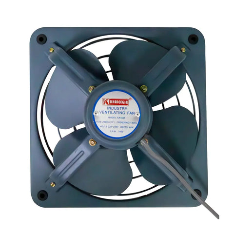 Khaleegia Light Duty Industrial Metal Body Exhaust Fan 10 Inch KA1025 - Dark Blue