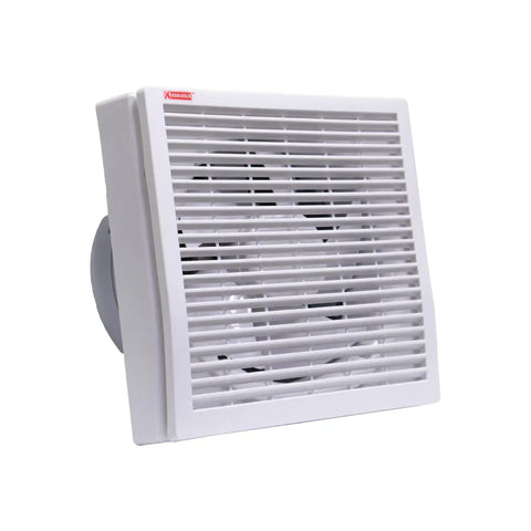Khaleegia Square Auto Single Shutter Exhaust Fan 8 Inch 24W K-F8 - White