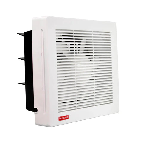Khaleegia Square With Shutter Wall Mounting Exhaust Fan 8 Inch 32W K-AG8 - White