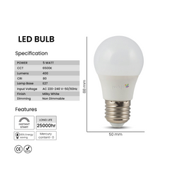 Pixelights LED Bulb 5W E27 - Daylight - Slide 2