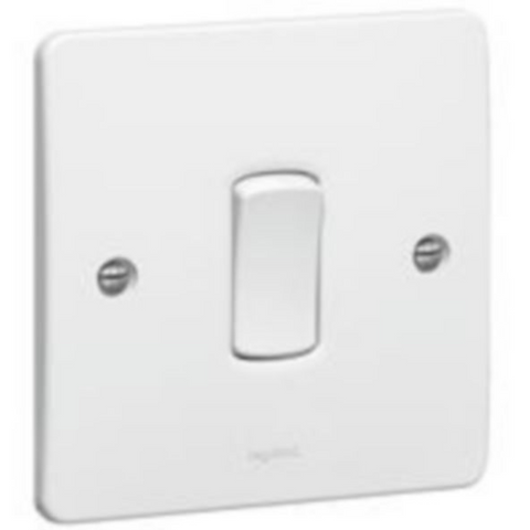 Legrand Synergy White 1 Gang Intermediate Single Pole Switch 10AX 250V 730005