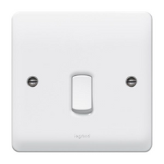 Legrand Synergy White Double Pole Switch with Indicator 20A 250V 730012 - Slide 1