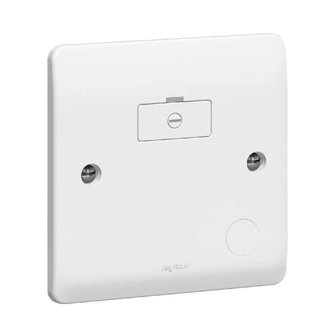 Legrand Synergy White Unswitched Fused Connection Unit with Cord Outlet 730032