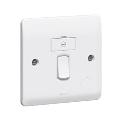 Legrand Synergy White Fused Connection Unit Double Pole Switched with Cord Outlet 730036 - Slide 1