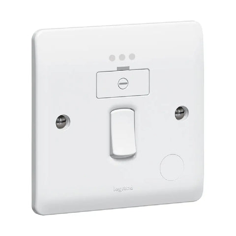 Legrand Synergy White Double Pole Switched with Fused Connection Unit and Indicator 730037