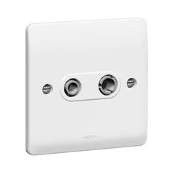 Legrand Synergy White Screened Television and Radio Socket 730042 - Slide 1