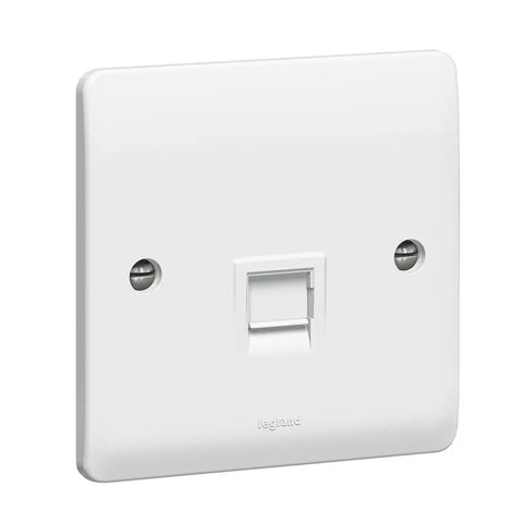 Legrand Synergy White Telephone Socket UK Secondary 730051