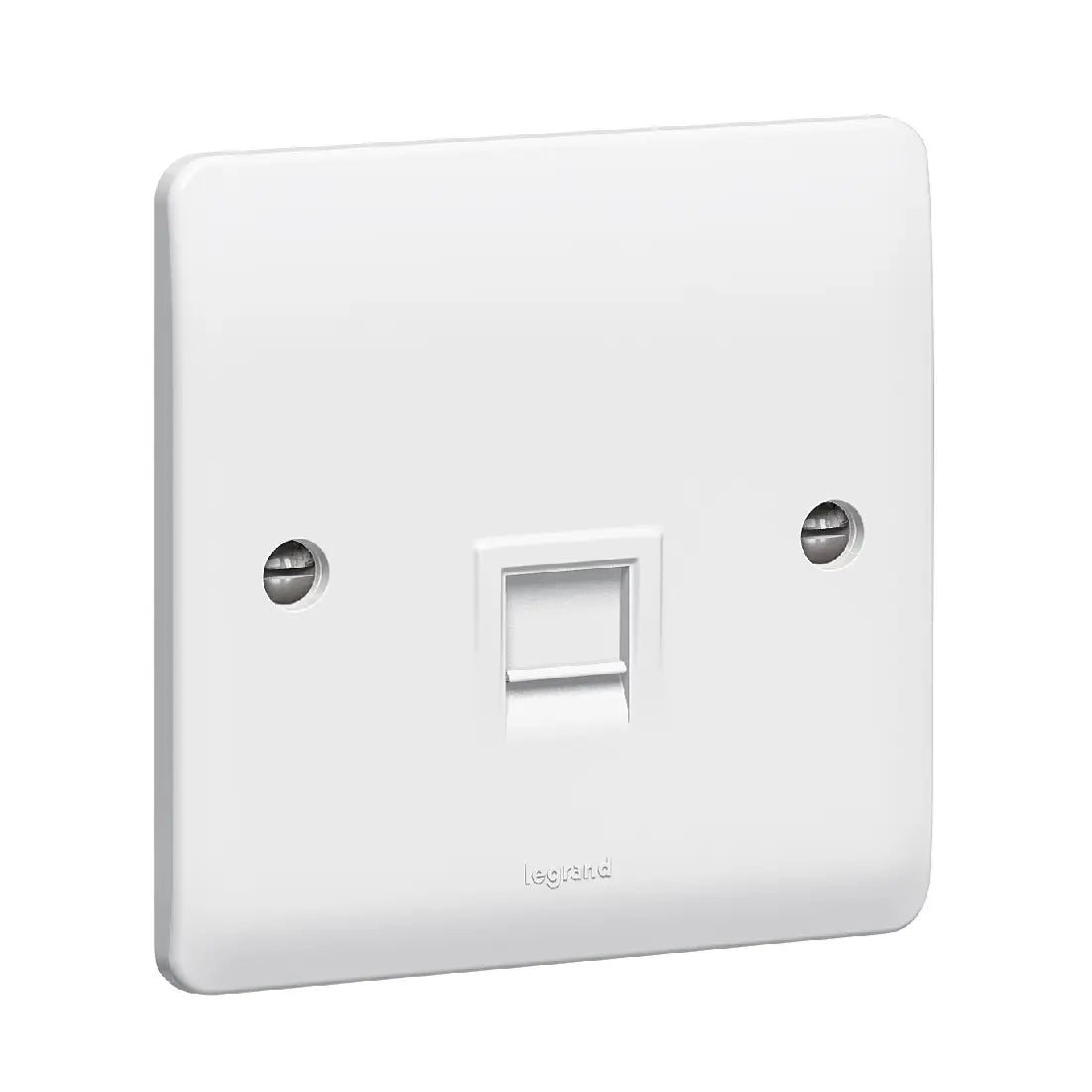 Legrand Synergy White Single RJ45 CAT 6 Data Socket 730056