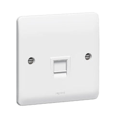 Legrand Synergy White Single RJ45 CAT 6 Data Socket 730056 - Slide 1