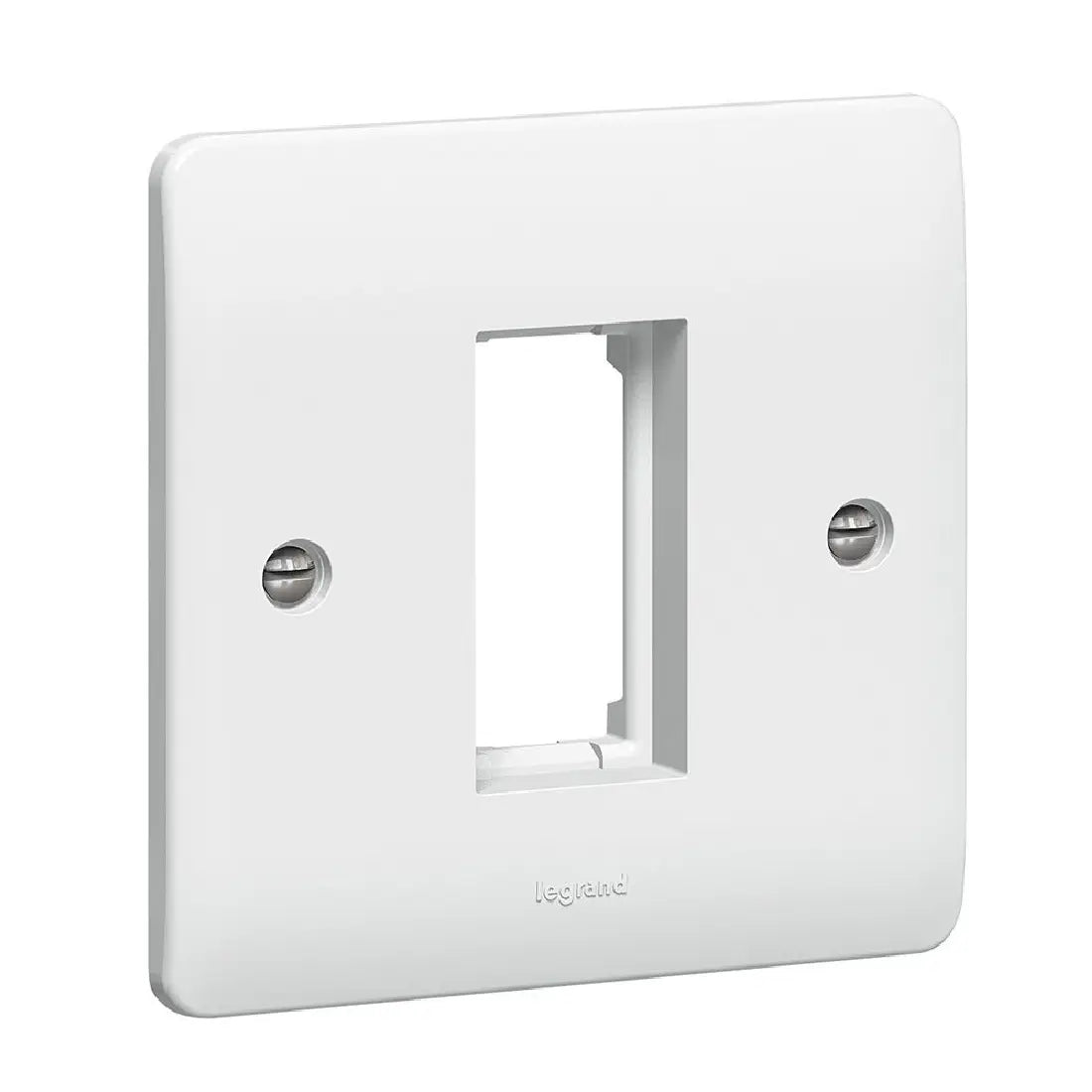 Legrand Synergy White 1 Gang 1 Mosaic Module Carrier Plate 730091