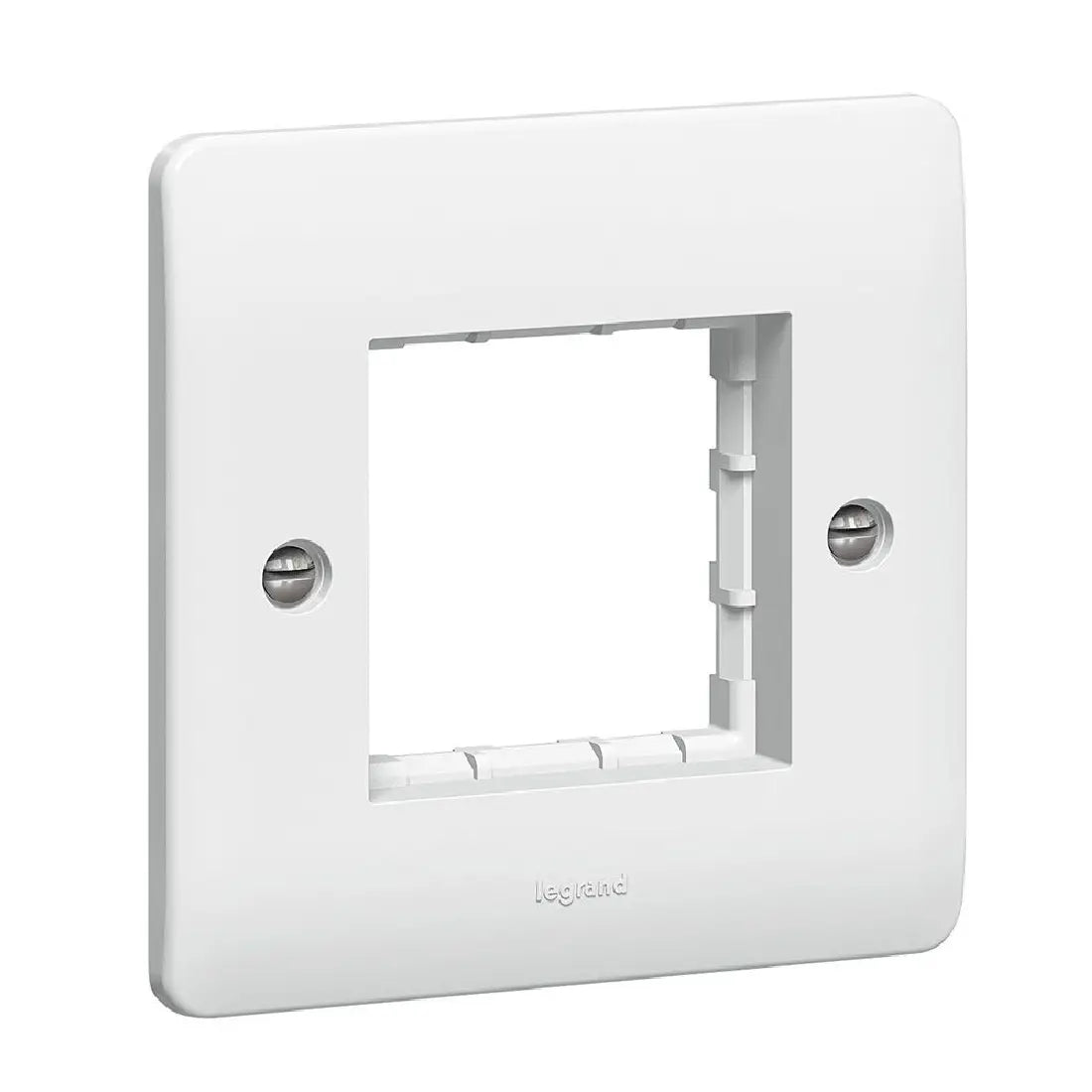 Legrand Synergy White 1 Gang 2 Mosaic Module Carrier Plate 730092