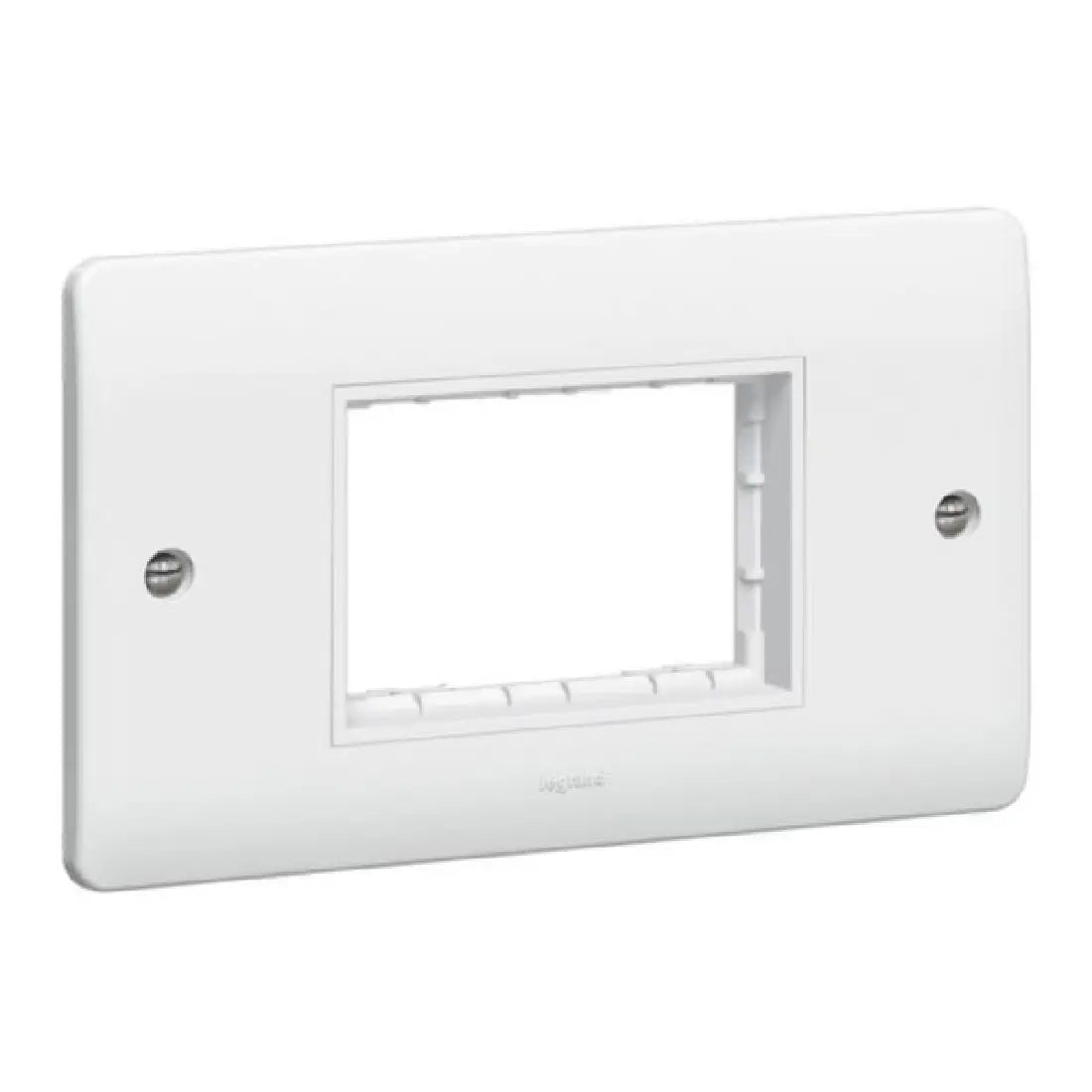 Legrand Synergy White 2 Gang 3 Mosaic Modules Carrier Plate 730093