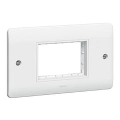 Legrand Synergy White 2 Gang 3 Mosaic Modules Carrier Plate 730093 - Slide 1