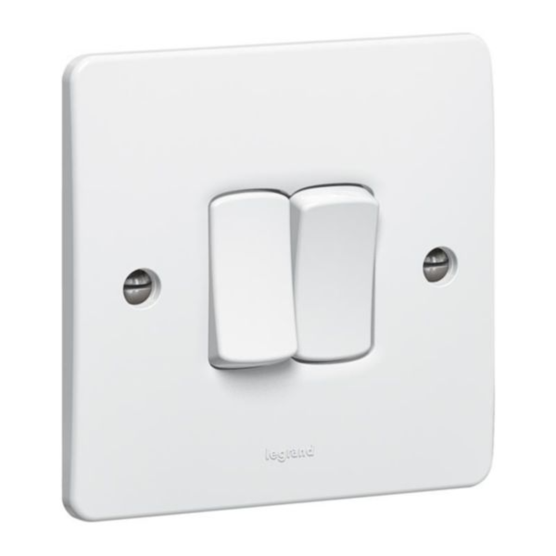Legrand Synergy White 2 Gang 2 Way Single Pole Switch 20AX 250V 730132
