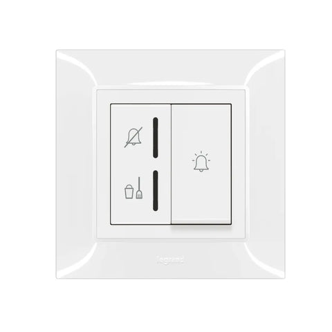 Legrand Belanko S 1 Gang Indicator and Bell Push 6A