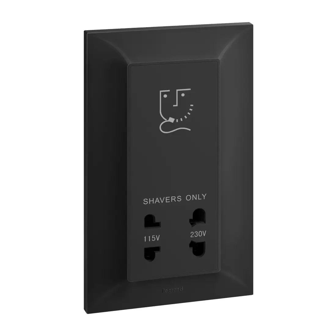 Legrand Belanko S 2 Gang Vertical Shaver Socket 240/115V