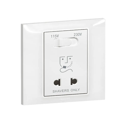 Legrand Belanko S 1 Gang Shaver Socket 240/115V