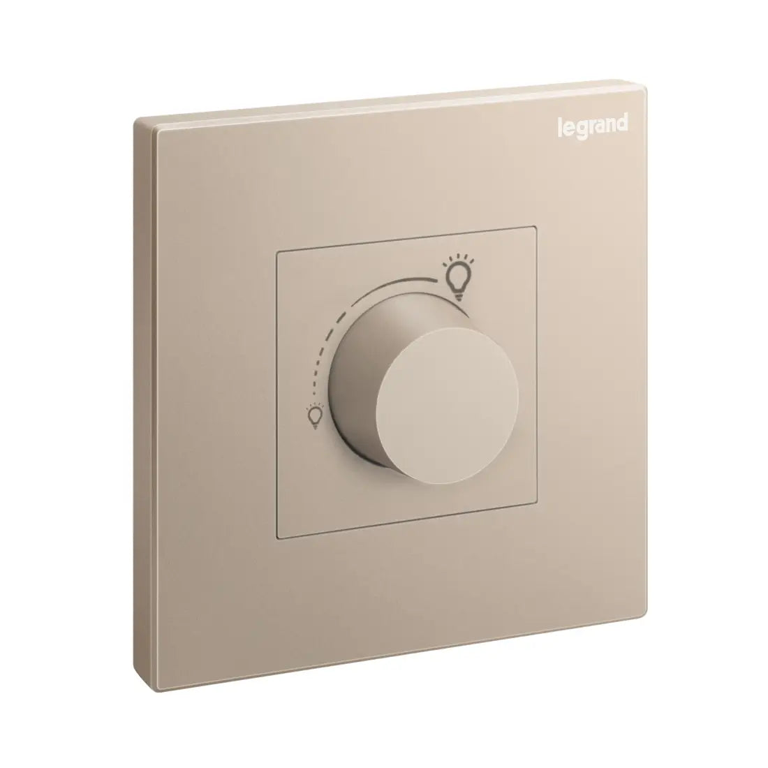 Legrand Galion 1 Gang 5 to 300 Watts Incandescent or 5 to 75 Watts LED Rotary Dimmer 100-240 Volts 50/60Hz 282419