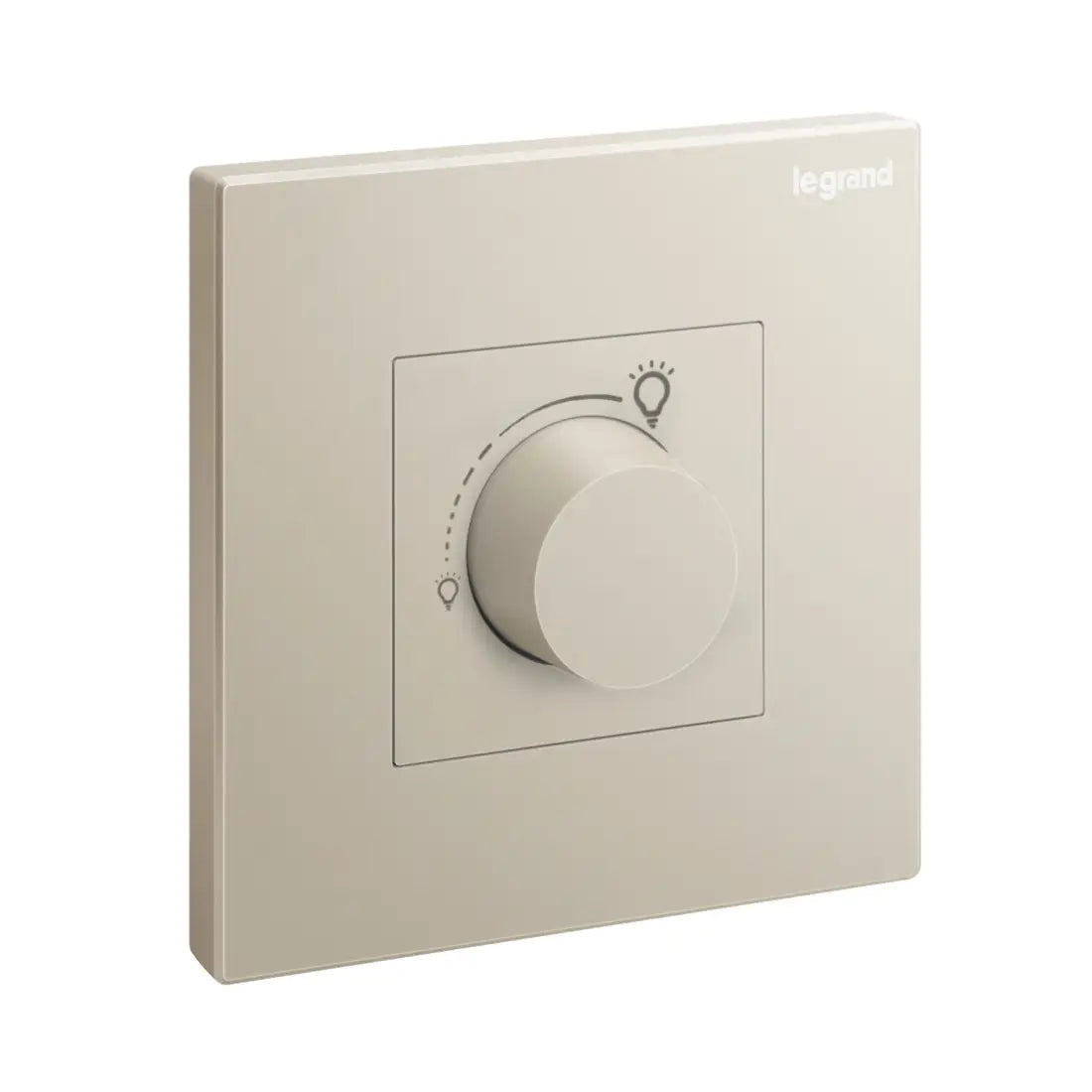 Legrand Galion 1 Gang 5 to 300 Watts Incandescent or 5 to 75 Watts LED Rotary Dimmer 100-240 Volts 50/60Hz 282419